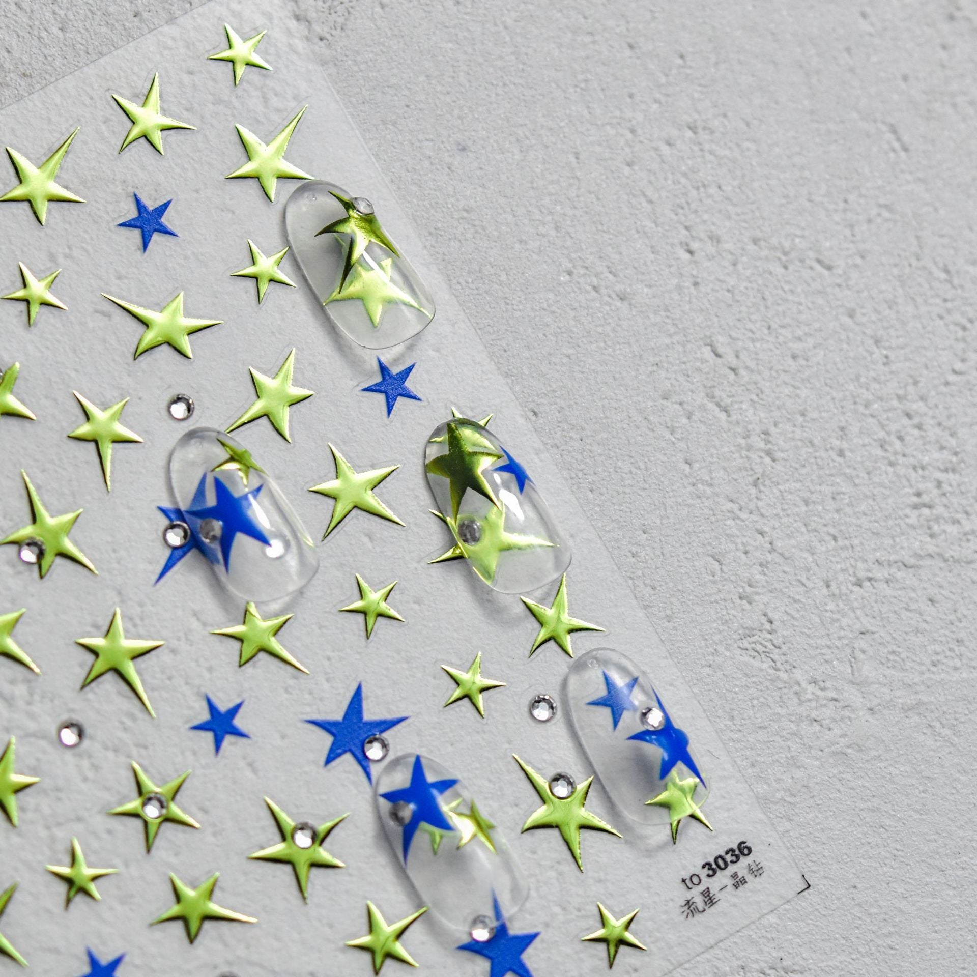 365nails: "Crystal Star" – nail art stickers