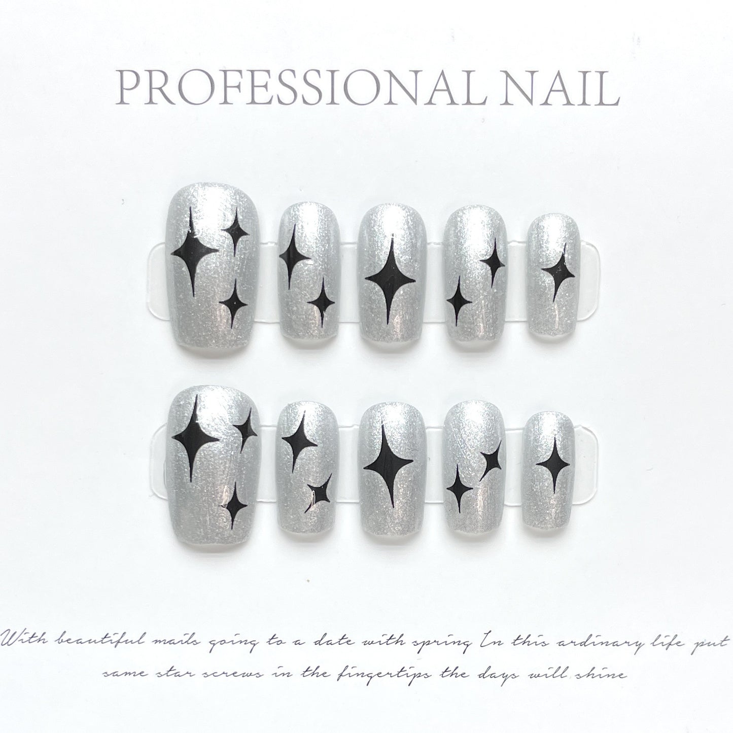 Mixed Stylish Short Medium Press On Nails Collection