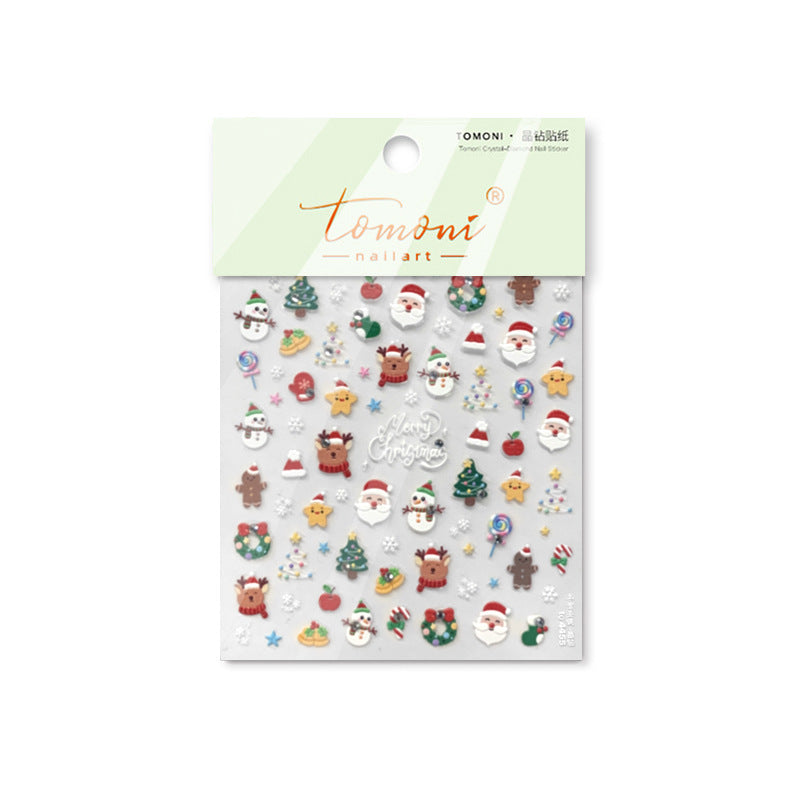 365nails: "Cute Christmas Icons" – nail art stickers