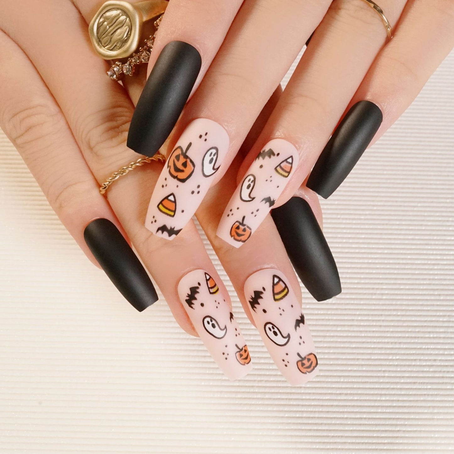 Halloween Collection Long Wear Nail Finished Press on Nail Fake Nail Nail Patch Nail Patch｜365nails
