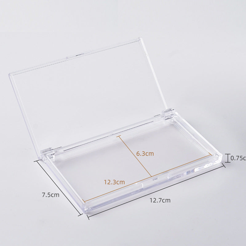 Clear Rectangular Press On Nail Display Case