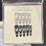 Mixed Holiday Elegant Short Long Press On Nail Set