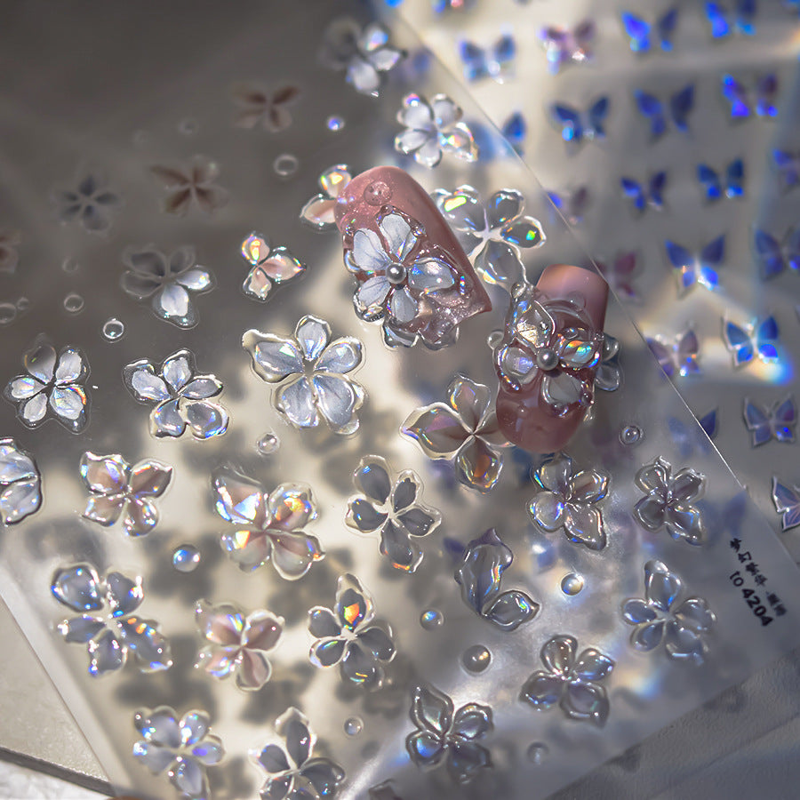 Holographic Crystal Flower – Dreamy Fairy Nail Art Set