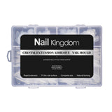 Nail Tips nail mold kit crystal quick extension paper-free tray 288 pieces mixed scale nail tool nail film kit