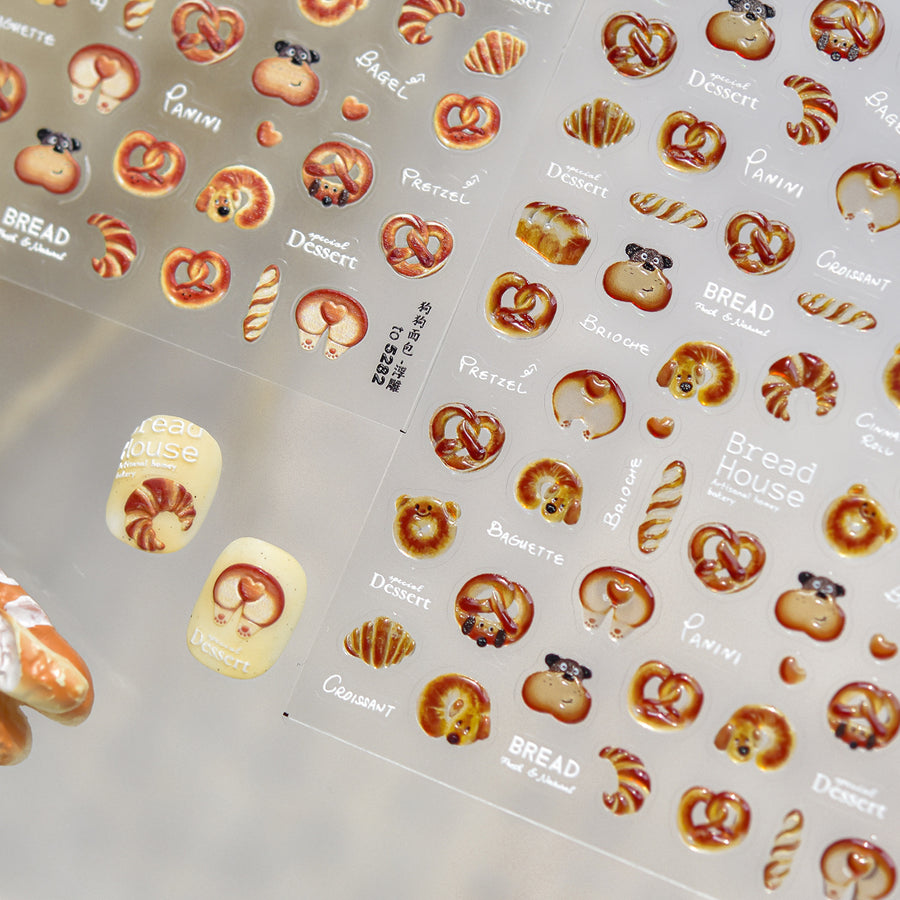 365nails: "빵집" – 네일 아트 스티커
