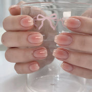 Soft Nude Gradient Daily Press On Nails