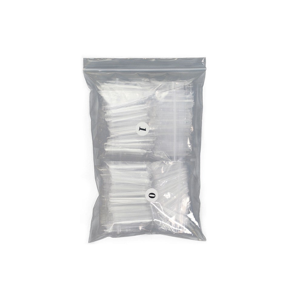 Nail Tips extended denim nail piece 500 pieces Boxed XXL French fake nail patch Transparent flat head non-marking nail piece