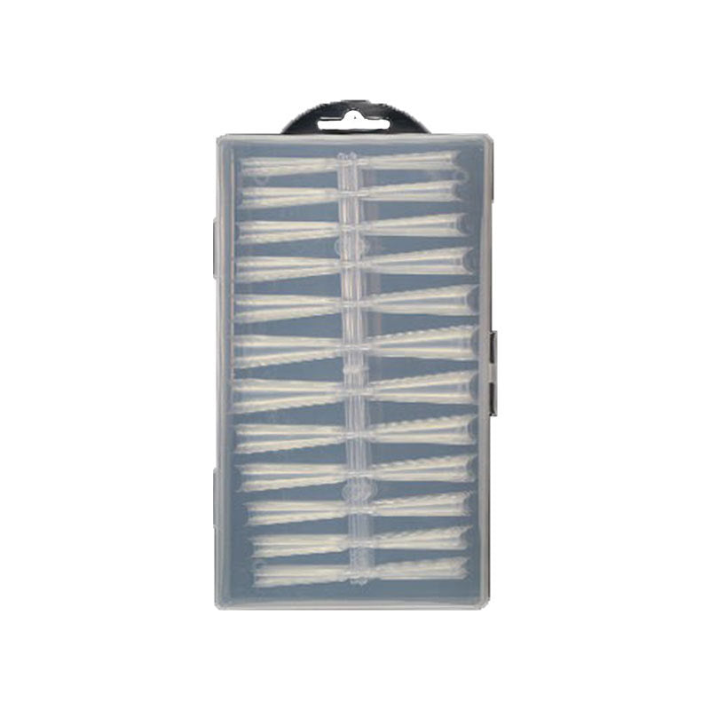 Nail Tips Explosive nail pads 504 pcs bag boxed extended flat head transparent patch manicure XXL semi-sticker denim fake nails wholesale