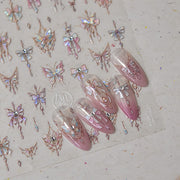 365nails: "iridescent crystal butterfly" – Nail Art Stickers
