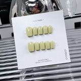 The Essential Solids | Short Medium Square | Handmade Press-on Nails