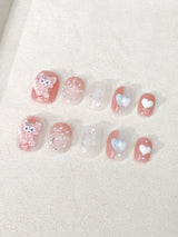 Children's special cute cartoon nail art 3-12 years old girls and children nail art film