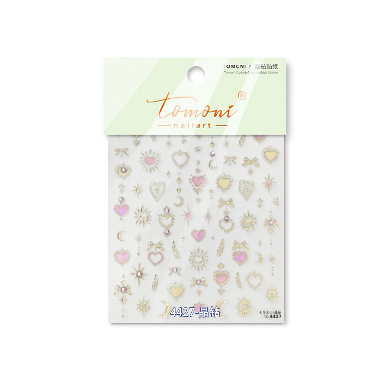 Metallic Celestial Nail Stickers