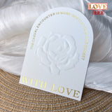 Embossed Gold Cotton Display Cards for Press On Nails (MOQ=50)