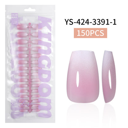 Nail Tips Europe and the United States  gradual change press on nails, simple water drop nail spray removable fake nail 150 pieces prefabricated nail