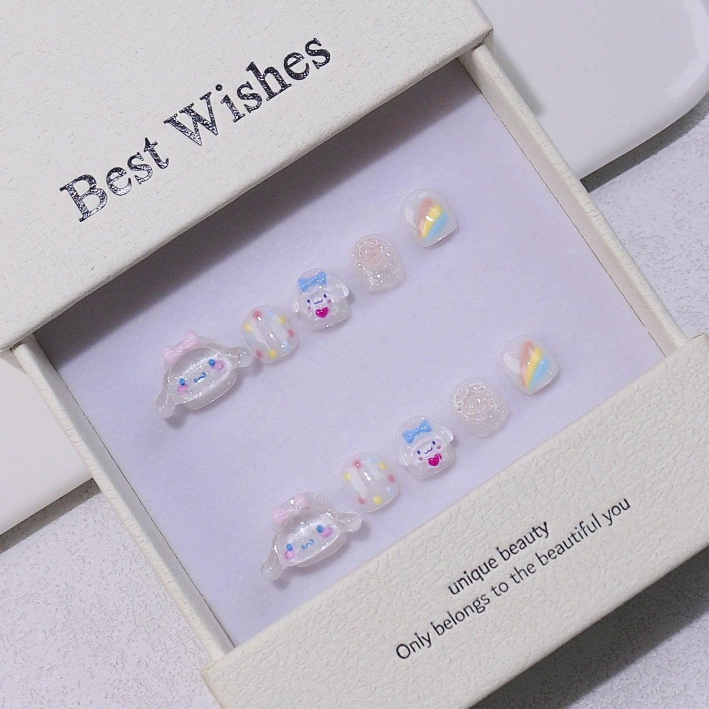 Children's special cute cartoon nail art 3-12 years old girls and children nail art film