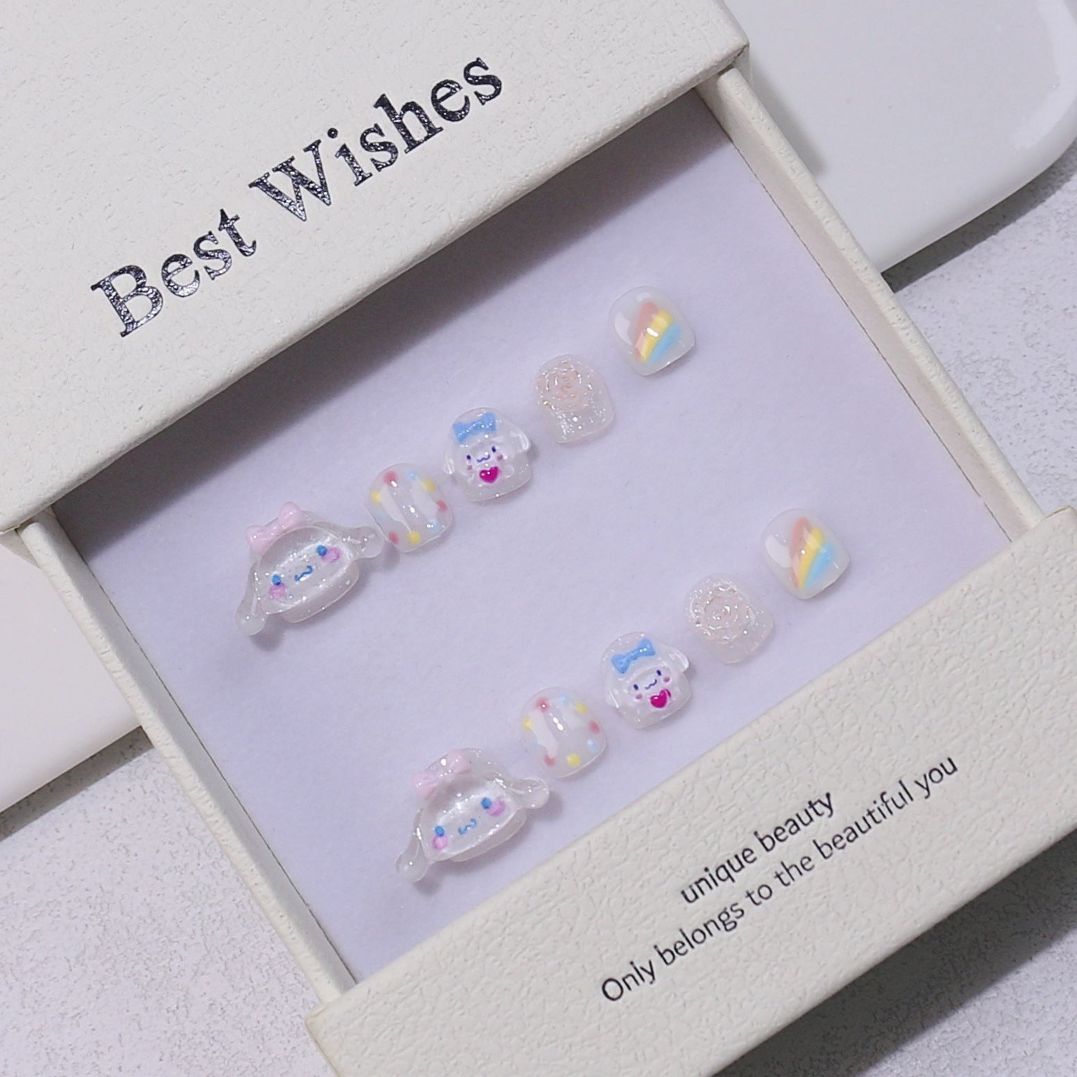 Children's special cute cartoon nail art 3-12 years old girls and children nail art film