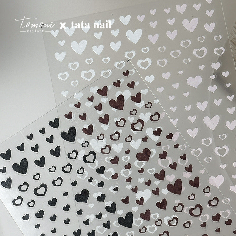 365nails: "Pastel Heart Wave" – Nail Art Stickers