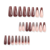 French  manicure tablets  long ballet  nail stickers Finished solid color  tablets｜365nails