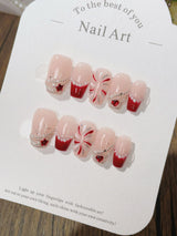 Christmas Collection Handmade press-on nails New Year