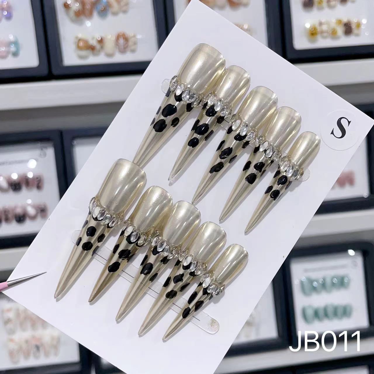 Extra Long 5.5cm Stiletto Press-On Nails Collection | Dozens of Styles | Reusable & Ready to Wear