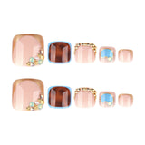 Wear nail and toenail pieces, flash diamond, flash manicure, toenail pieces, toenails