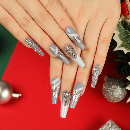 Christmas wear nail special fake nail nail nail piece press on nails｜365nails