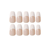 Uñas falsas con estera de uñas francesa, uñas rosas, suministro directo de uñas falsas ｜ 365nails