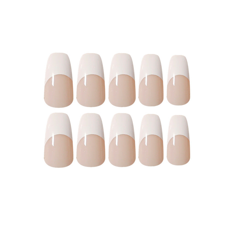 Uñas falsas con estera de uñas francesa, uñas rosas, suministro directo de uñas falsas ｜ 365nails