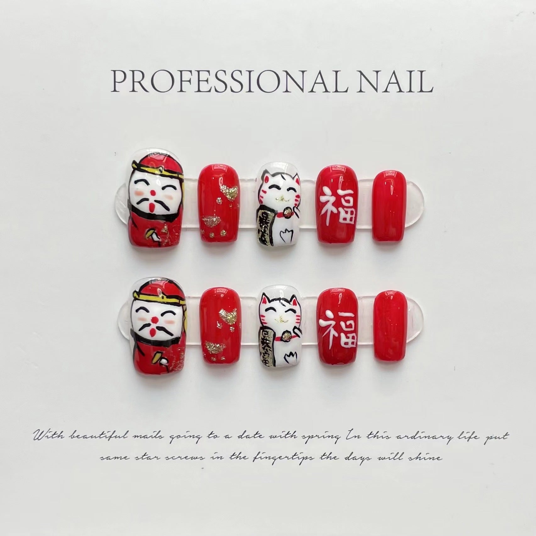 Mixed Elegant Short Medium Long Press On Nail Collection