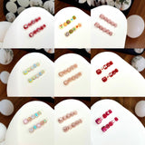 Cute Candy Cartoon Kids Press On Nails Mixed Style Set