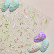 365nails: "Lily of the Valley Romance" – nail art stickers