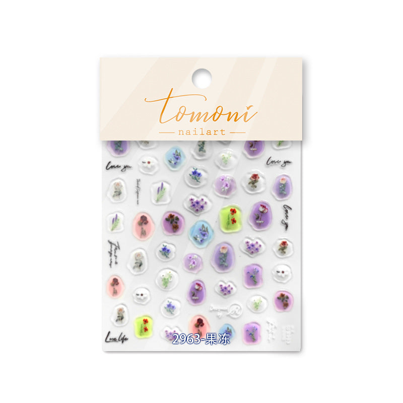 365nails: "petit monstre mignon" – Autocollants pour ongles