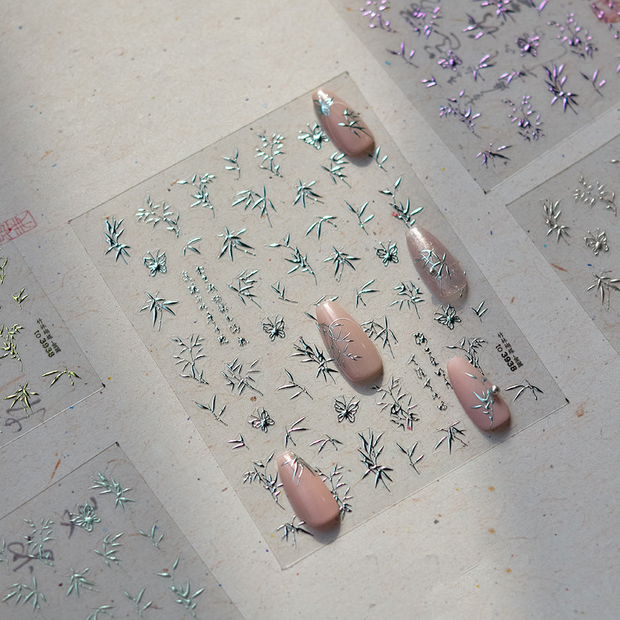 365nails: "Subtle Bamboo Poetry" – Oriental Nail Stickers