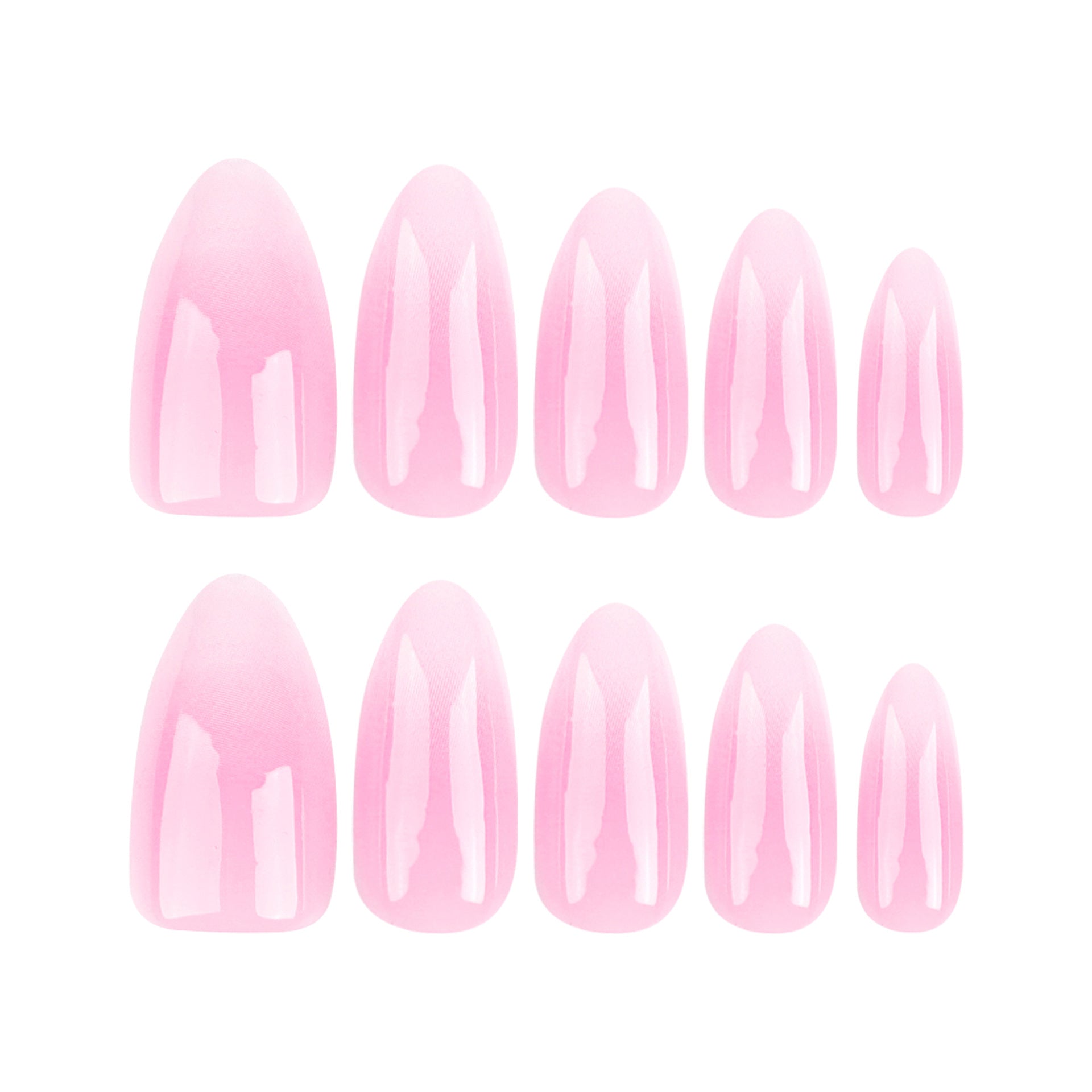 經典法式漸變 簡約短款穿戴甲 24片 特供 批發｜365nails