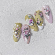 365nails: "Vintage Rose and Ornate Frame" – nail art stickers