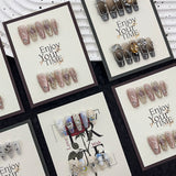 European Style Display Cards for Press On Nail Sets (MOQ=50)
