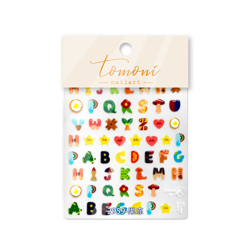 365nails: "petit monstre mignon" – Autocollants pour ongles