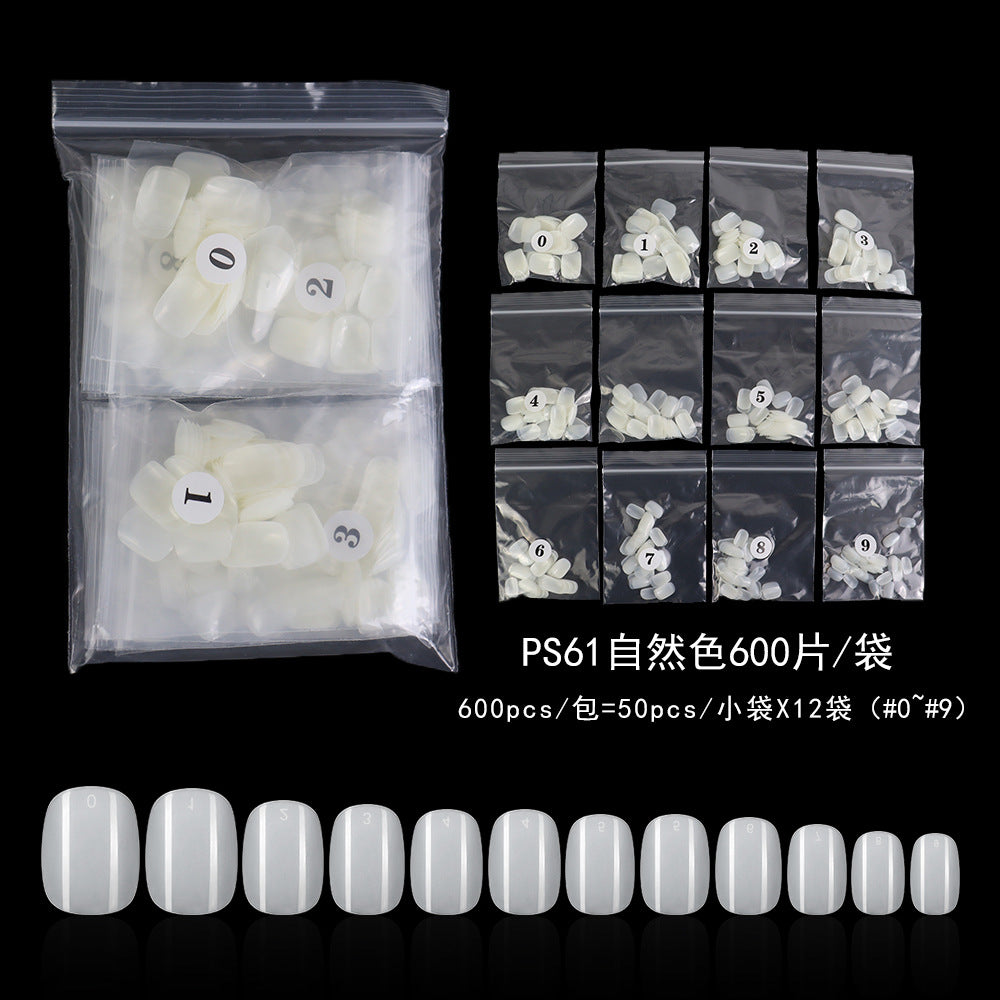 Everyday Collection: "Short Round" – Full-Cover Short Round Nail Tips