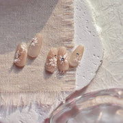 365nails: 우아한 화이트 나비 네일 아트 스티커