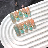 Ocean Starfish Shell Press-On Nails