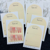 Art Texture Display Cards for Press On Nail Sets (MOQ=50)
