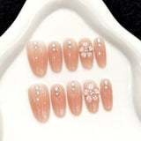 Three-dimensional carved removable fake nails manicure sticker pure handmade press on nails | 365nails