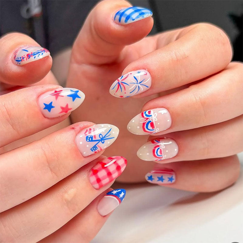 365nails: "Festive Fireworks"