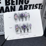 Handmade methylene iron ore meteorite  advanced nail patch sweet cool babes  sticker wholesale｜365nails