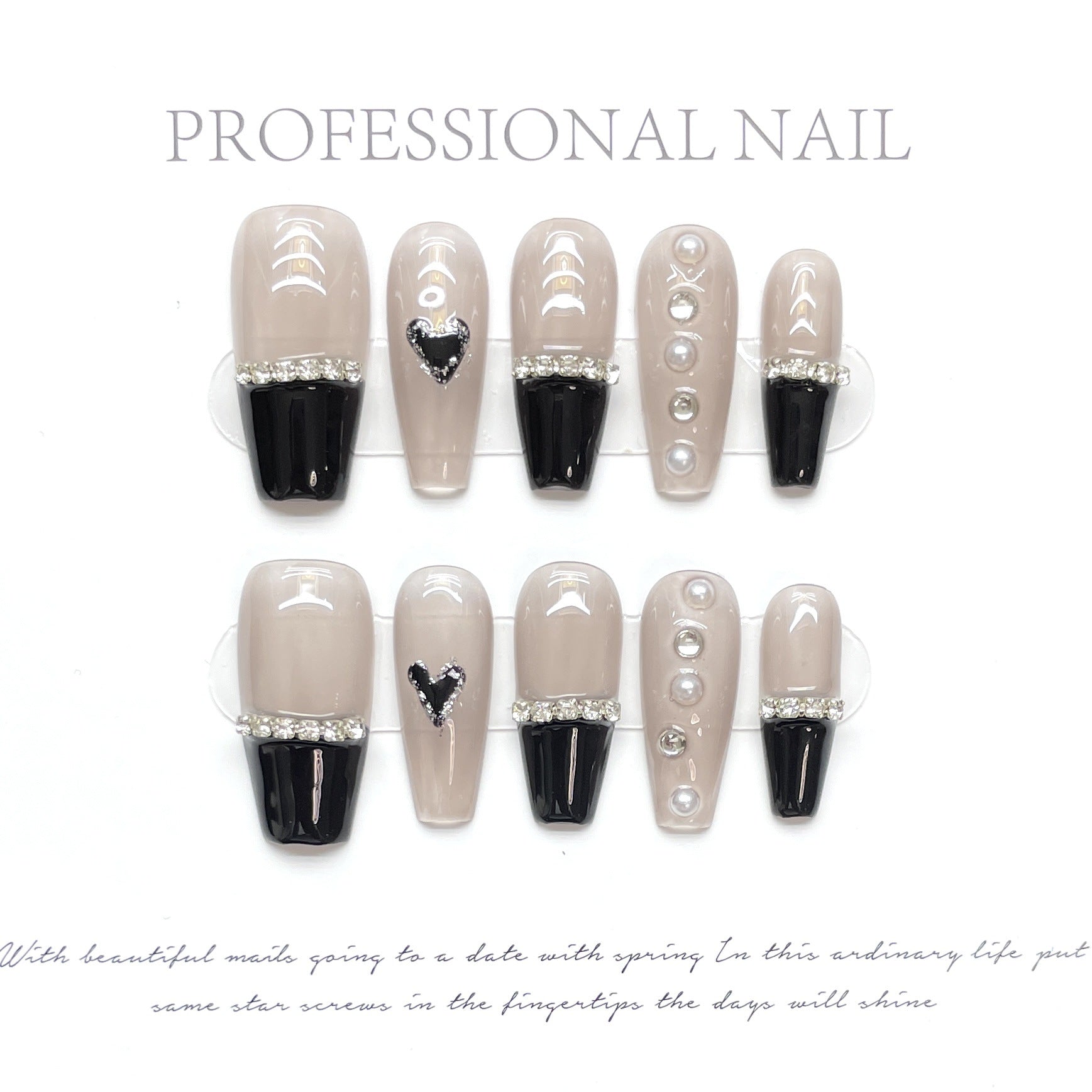 Mixed Stylish Short Medium Press On Nails Collection