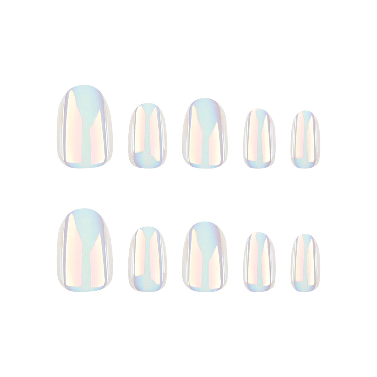 Internet celebrity explosion coated white solid color nail art fake nail wholesale  hot-selling wearable nail wear｜365nails
