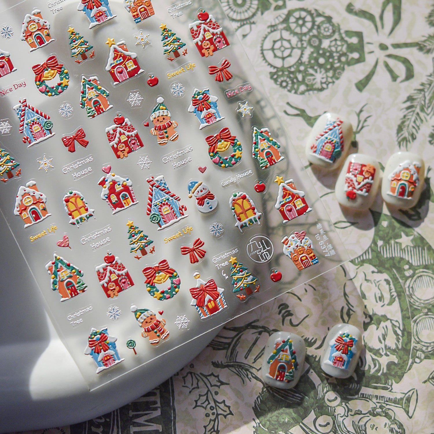 Snowy Friends – Winter Nail Art Accent Set