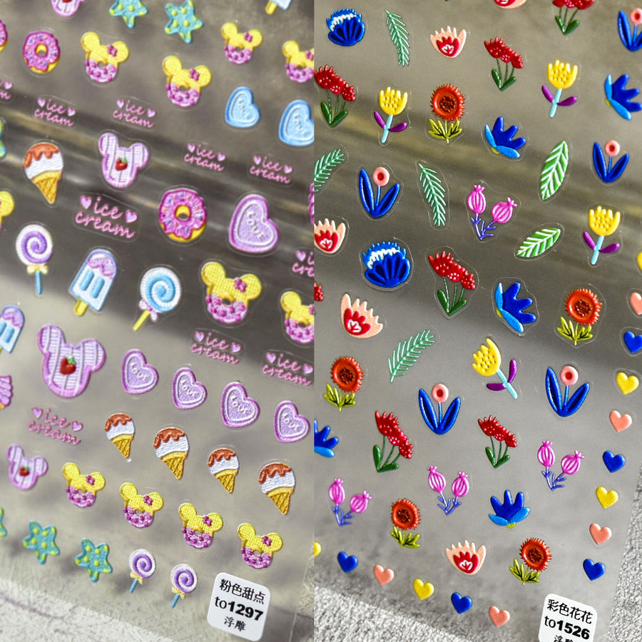 365nails: "핑크 스위트 트리트" – 네일 아트 스티커