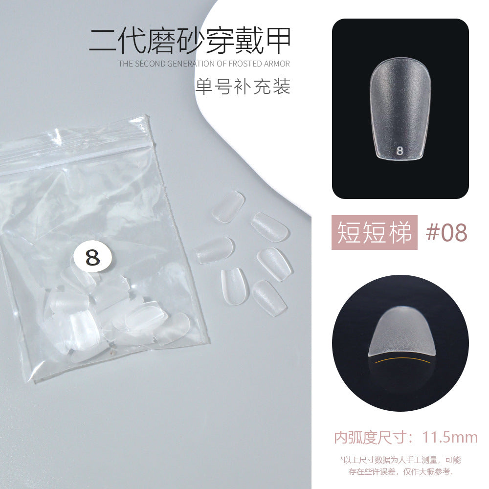 365nails 單一尺寸補充包｜全霧面免銼甲片（短款）
Pr