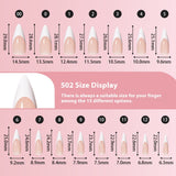 Nail tips French press on nails, simple long ladder manicure removable fake nails 120 pieces, prefabricated nail wholesale